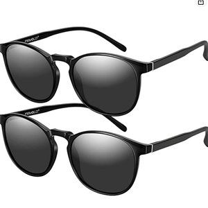New 2-Pack Feiyold Lightweight Polarized Sunglasses UV400 Protection